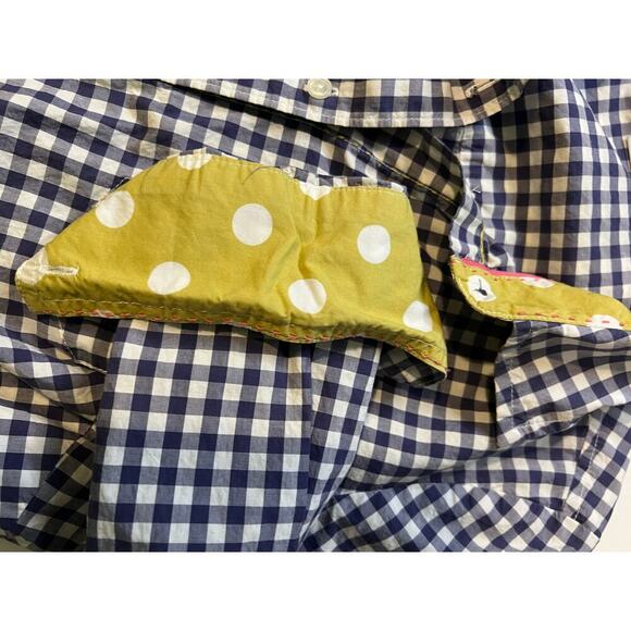 Boden Gingham Blouse - Women's Size 4R - Picture 8 of 9